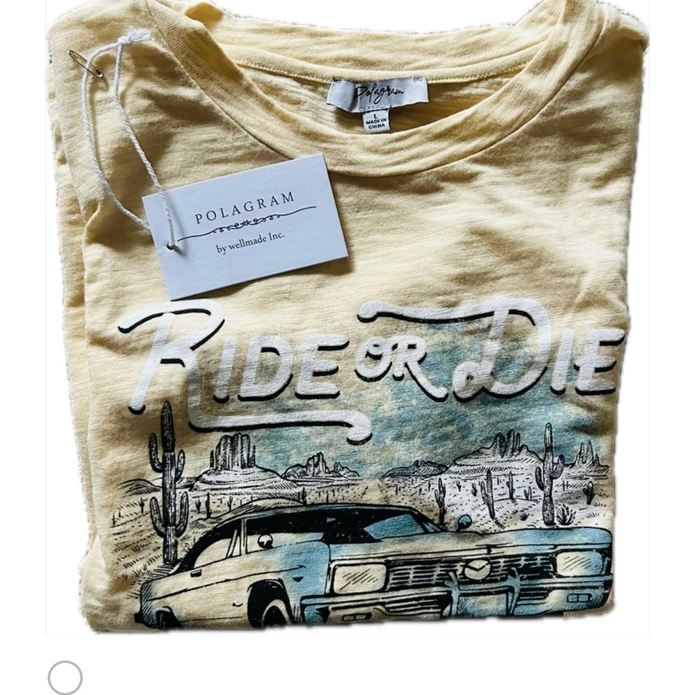 NWT POLAGRAM by well made inc.Large 100% Cotton